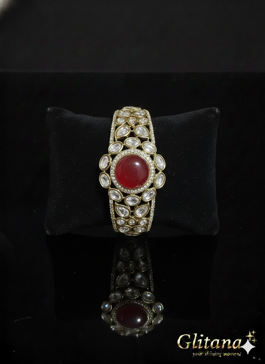 Rajasi Kundan RED Bracelet