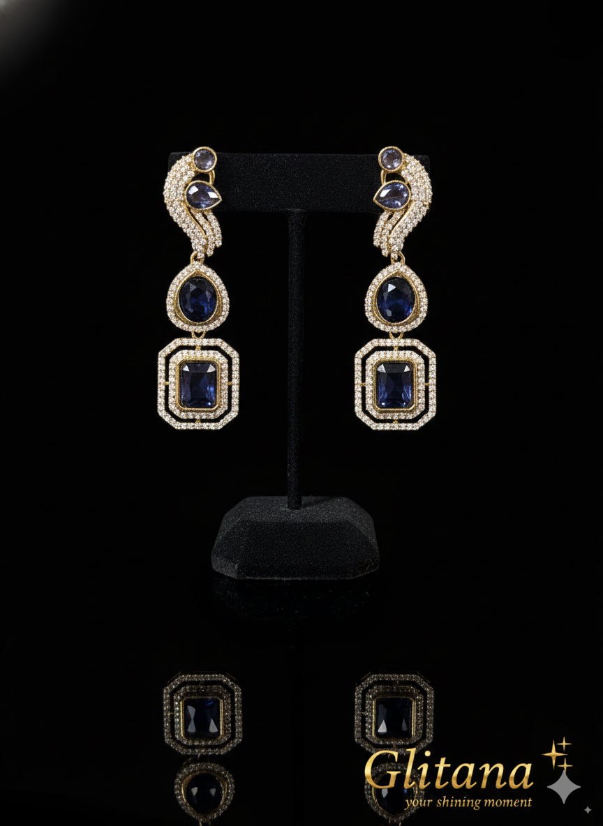 Aura Purple Earrings