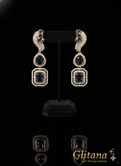 Aura Purple Earrings