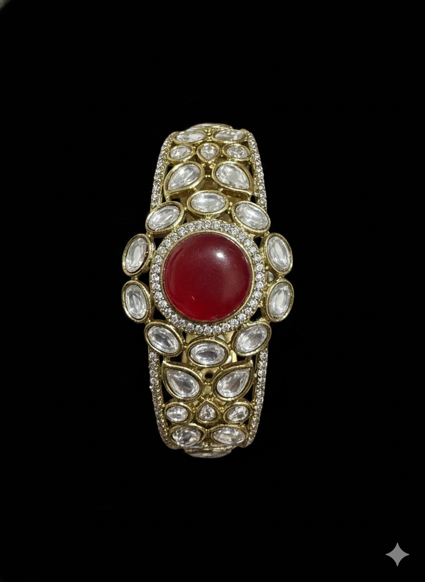 Rajasi Kundan RED Bracelet