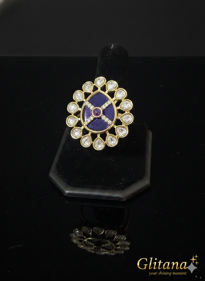 Darpan Glow Blue Ring