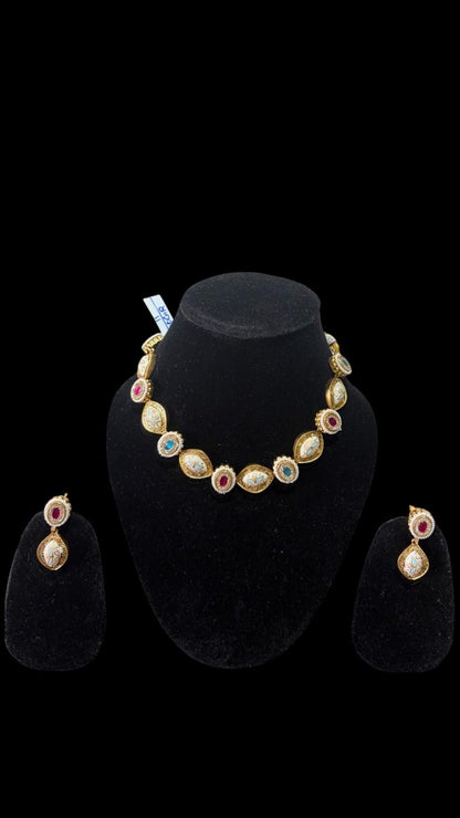 The Meenakari Heritage Necklace Set