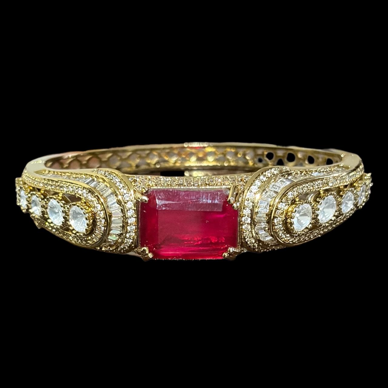 Glitana Charm Red Bracelet