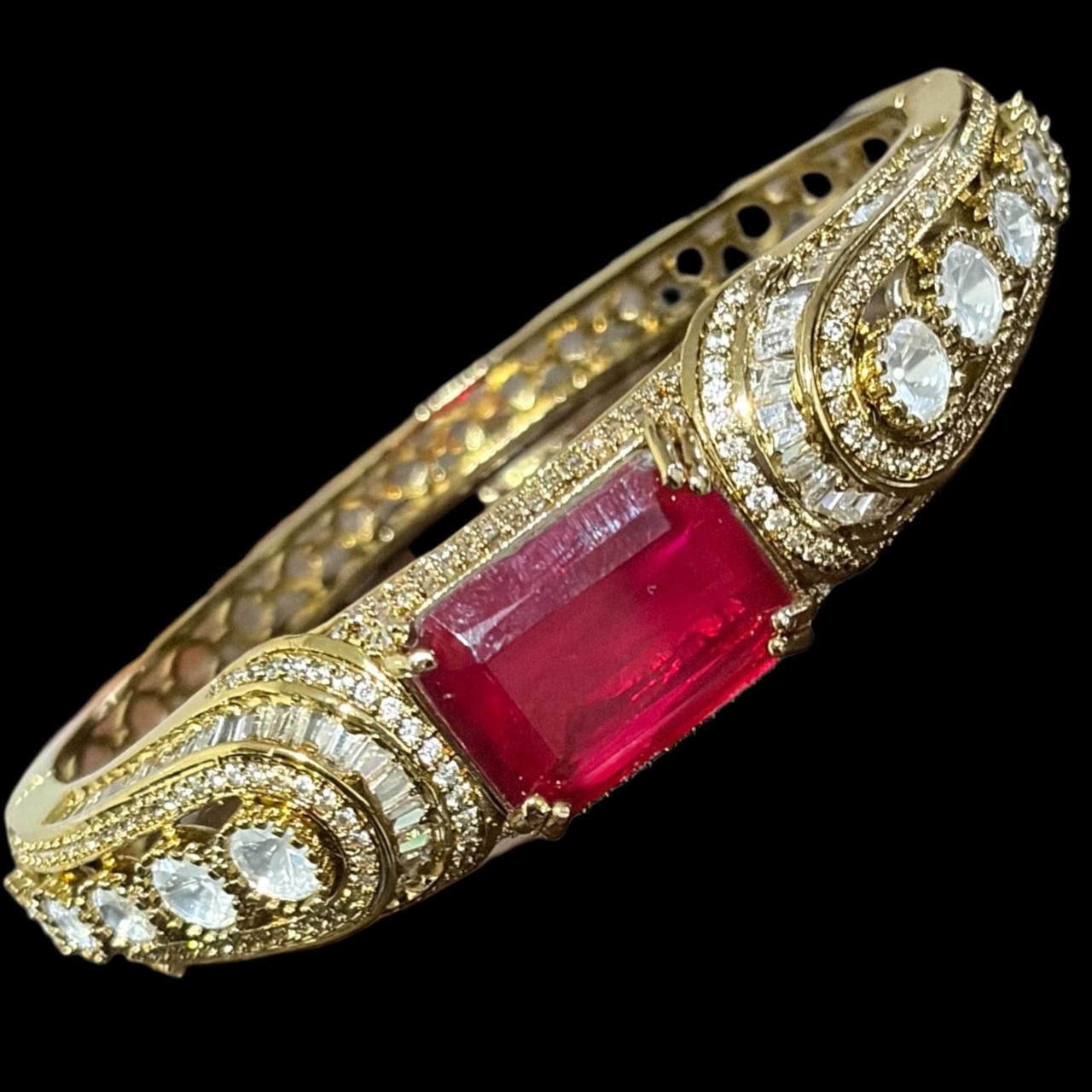 Glitana Charm Red Bracelet