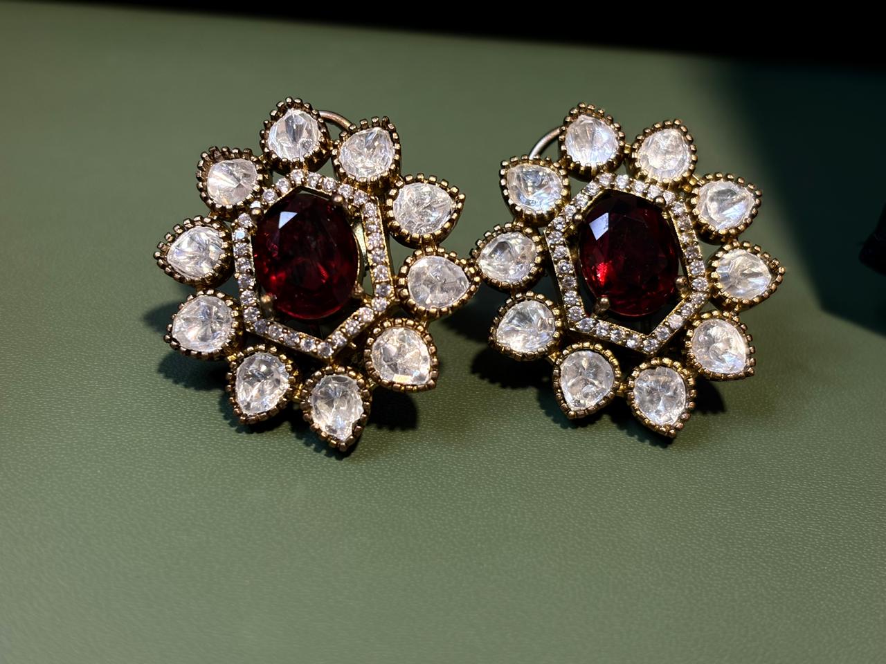 Red Rubby Studs