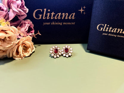 Red Rubby Studs