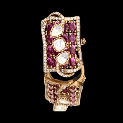 Royal RED Rectangular Statement