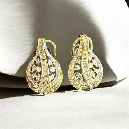 Aurelia Swirl Diamond-Accented Pendant Set
