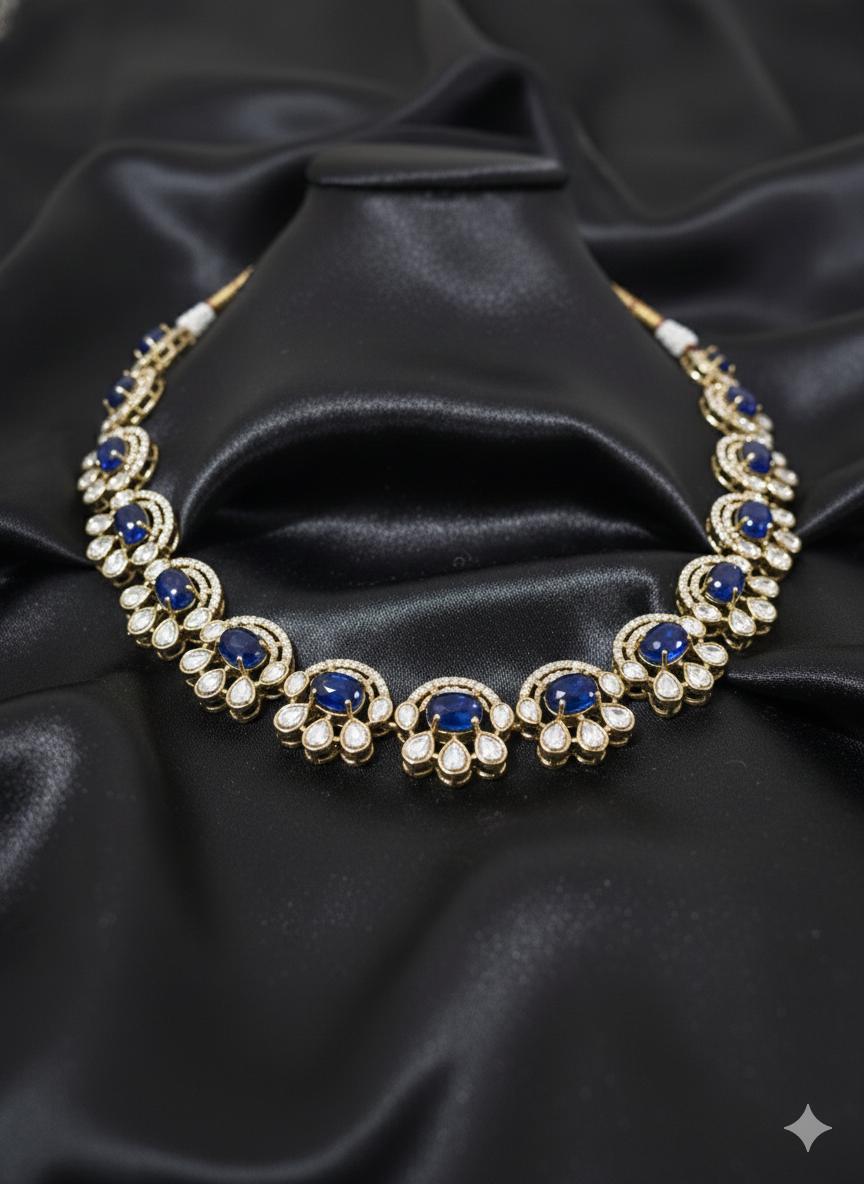 The Glitana Imperial Blue Sapphire Set