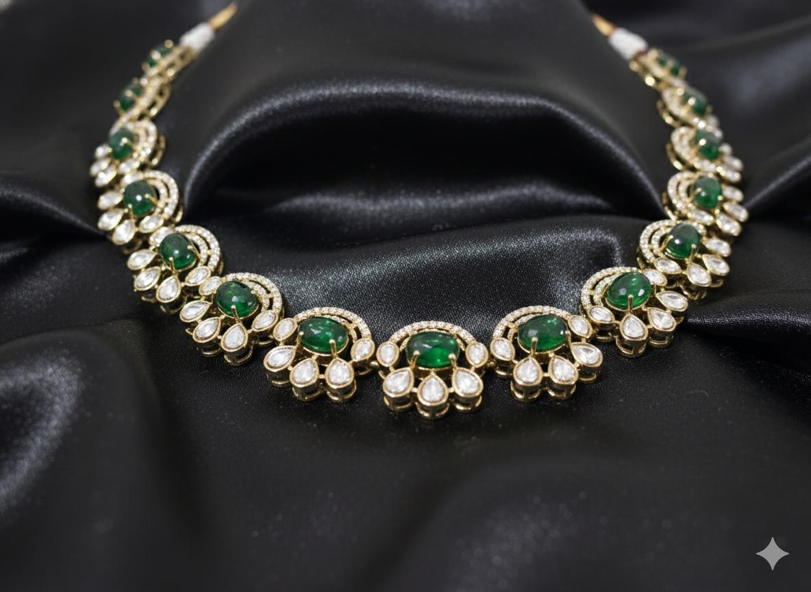 The Glitana Imperial Green Sapphire Set